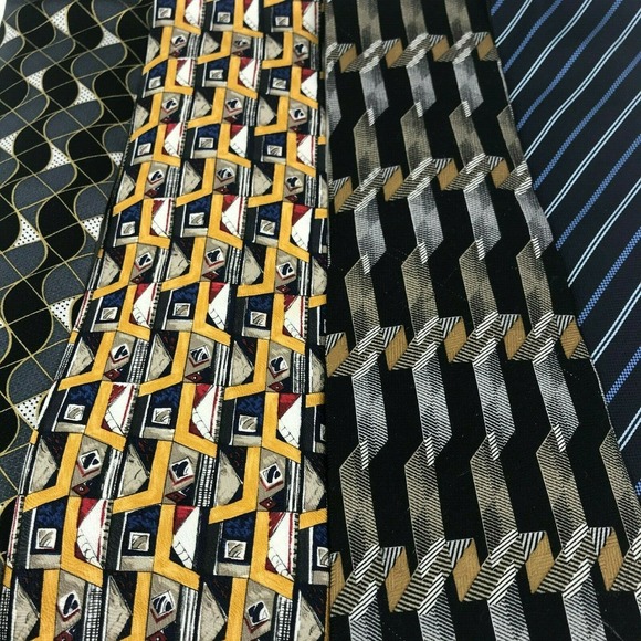 Lot of 4 Neckties, Alexander Julian Colours, Jones New York, Surrey Albert Nipon - Picture 7 of 7